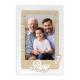 Cadre PAPY blanc et marron pour photo 10x15 cm Verticale