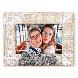 Cadre SISTERS BOIS ET METAL pour photo 10x15 cm Horizontale