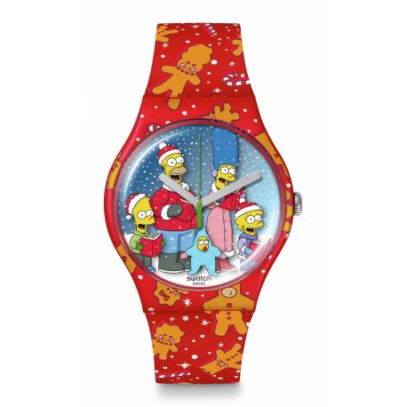 Montre Swatch x Simpsons - TIDINGS OF JOY