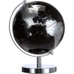 Globe Noir / Argenté, non lumineux