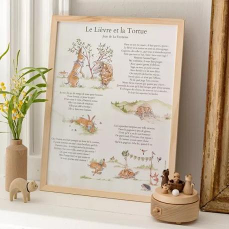 Affiche - Lievre et tortue Affiche - Lievre et tortue
