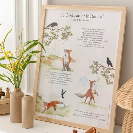 Affiche - Corbeau et renard Affiche - Corbeau et renard