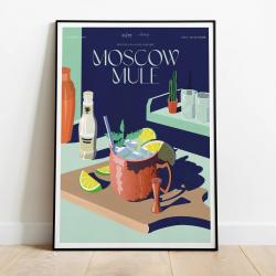Affiche Cocktail Moscow Mule