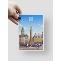 Carte postale -Lille