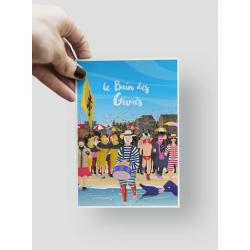 Carte postale Bain des Givrés