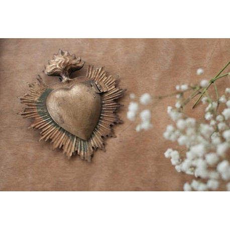 Boite coeur rayons