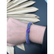 Bracelet élastique violet