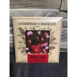 Ourson cœur au chocolat au lait