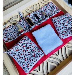 Etui à maquillage + lingettes