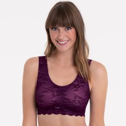 Essential lace bralette avec coques