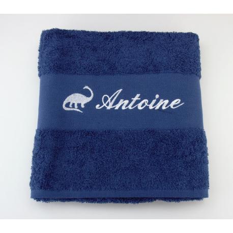 serviette personnalisée prénom et dinosaure serviette personnalisée prénom et dinosaure