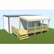 Terrasse demi-couverte 2,5 x 6 m
