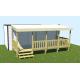 Terrasse couverte 2,5 x 6 m