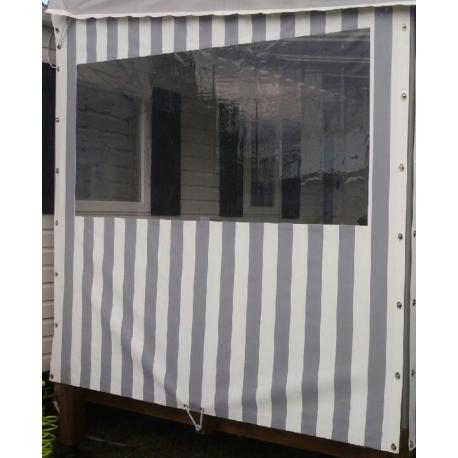Joue extérieure gauche demi-vitrée 2,5 m