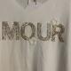 Pull fin avec broderie amour