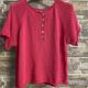Pull en coton fine maille manches courtes