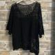 Pull en maille filet au crochet