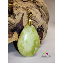 Pendentif Opale verte