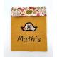 Serviette de table enfant personnalisée évolutive avec pressions
