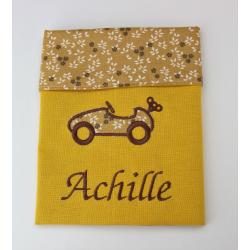 Serviette de table enfant personnalisée évolutive avec pressions