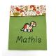Serviette de table enfant personnalisée évolutive avec pressions