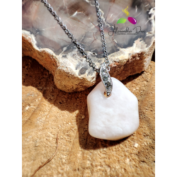 Pendentif Béryl rose ou Morganite