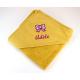 Cape de bain personnalisée avec motif appliqué