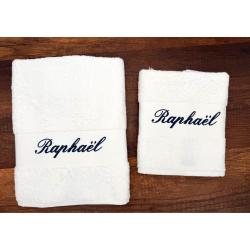 Drap de bain personnalisé