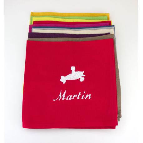 Serviette de table personnalisée Avion