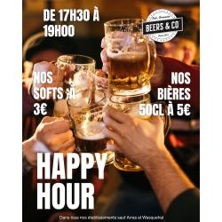 Happy Hour 17h30-19h