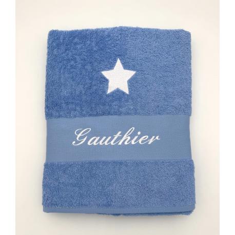 Drap de bain personnalisé étoile