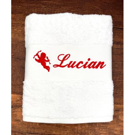 serviette personnalisée prénom et petit motif