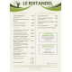 Menu brasserie Le Ristandèl