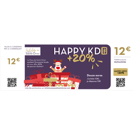 Carnet HAPPY KdO+20%