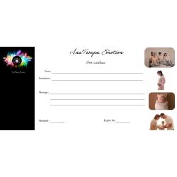 Carte cadeau séance photos.