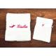 serviette personnalisée prénom et petit motif