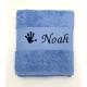 serviette personnalisée prénom et petit motif
