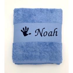 serviette personnalisée prénom et petit motif