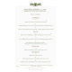 Menu Hôtelier
