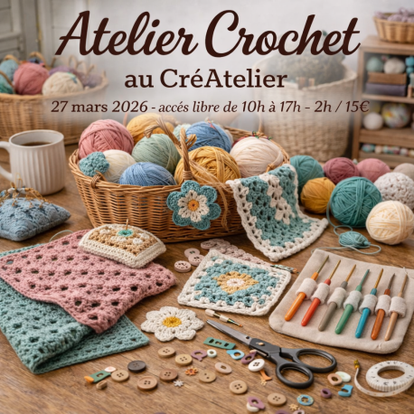 Atelier Crochet - 27 mars 2026