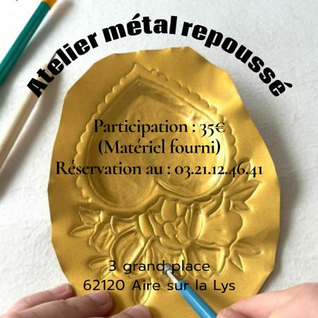 ATELIER Métal Repoussé - 15 avril 2026