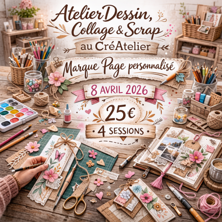 Atelier Marque Page personnalisé