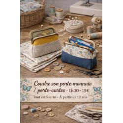 Coudre son porte monnaie / porte carte