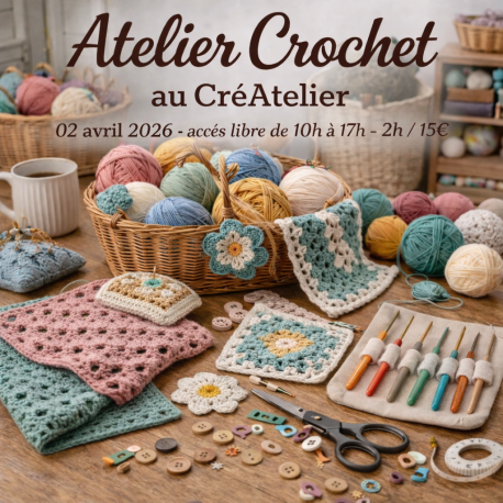 Atelier Crochet - 27 mars 2026