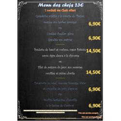Menu du Chaudron