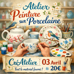 Atelier Peinture sur Porcelaine