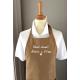 Tablier adulte  personnalisé et petit coeur