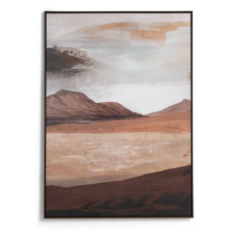 Tableau desert de peinture
