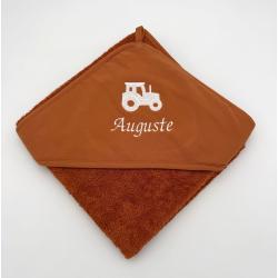 Cape de bain personnalisée avec motif