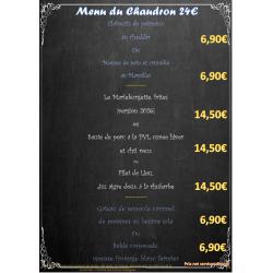 Menu du Chaudron
